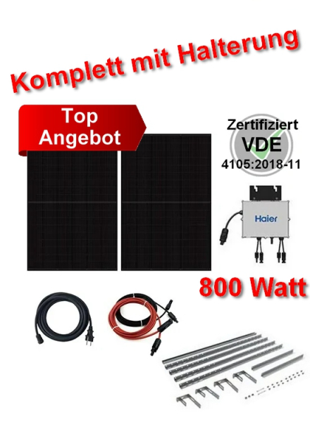 Artikelbild Haier Balkonkraftwerk 800 Watt Komplettset